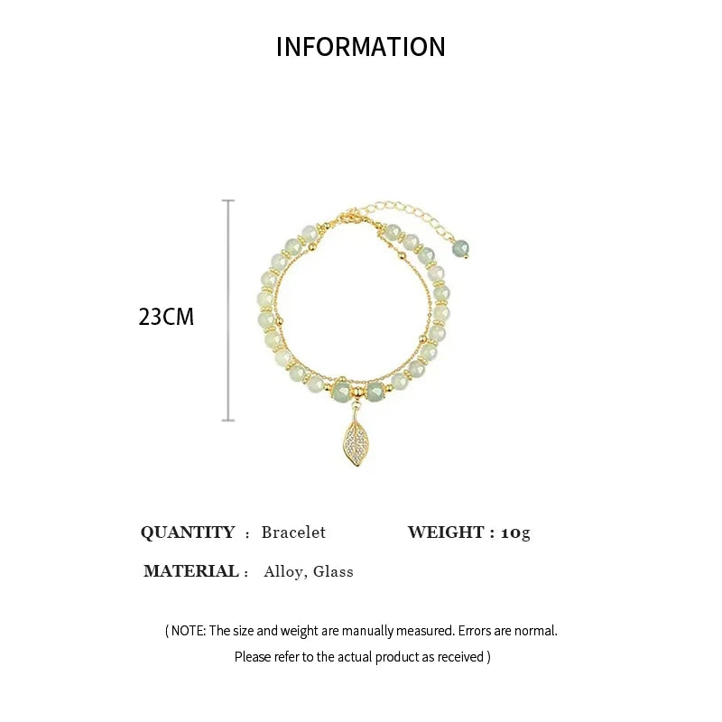 Golden Jade Charm